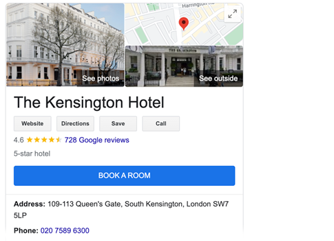 Local Search Hotels