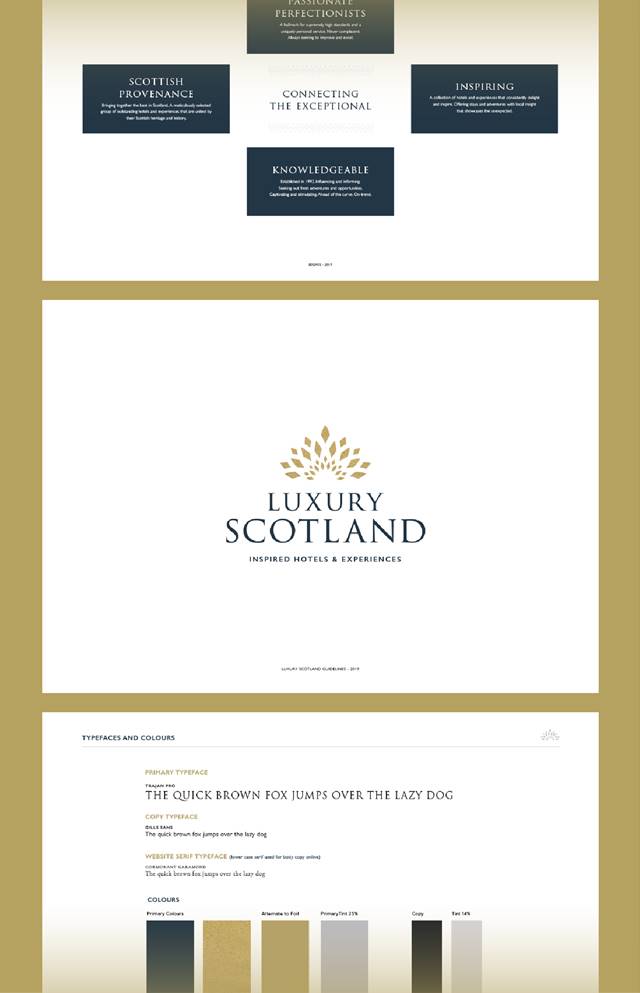 Luxury Scotland Brand Guidelines