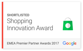 Shortlisted for Shopping Innovation Award 2017