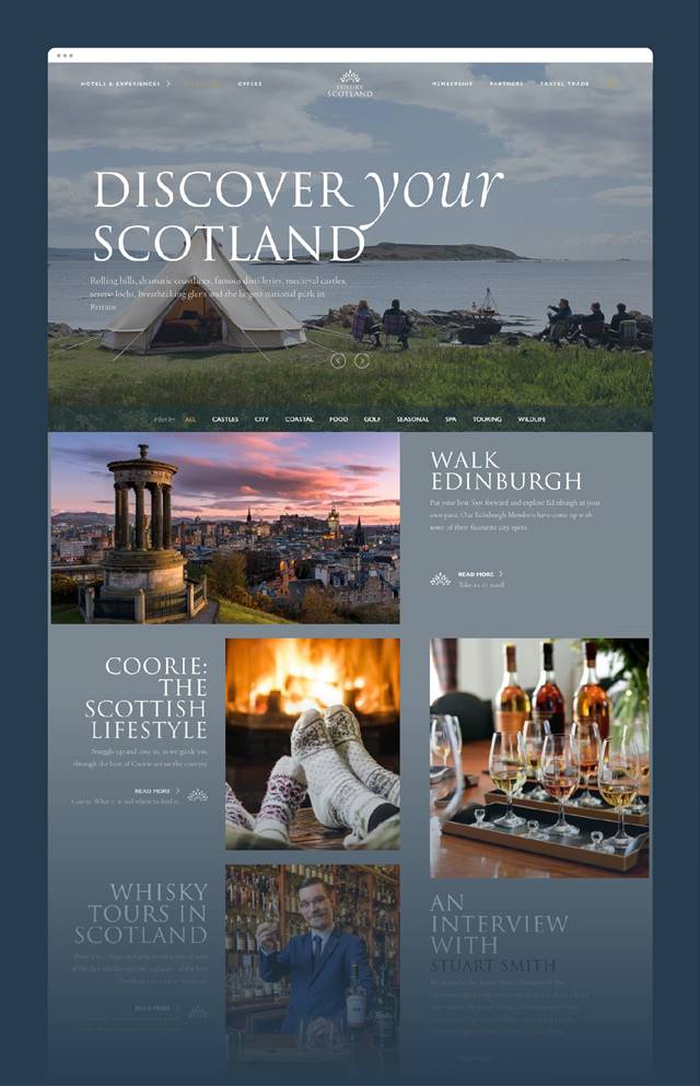 Luxury Scotland Website