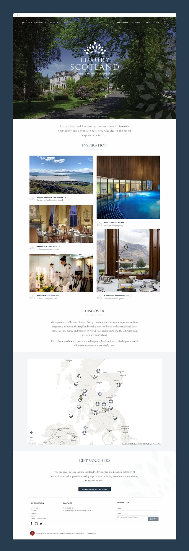 Luxury Scotland Website